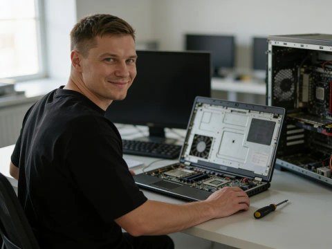 Не включался после попадания жидкости